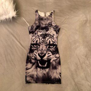 Tiger print dress